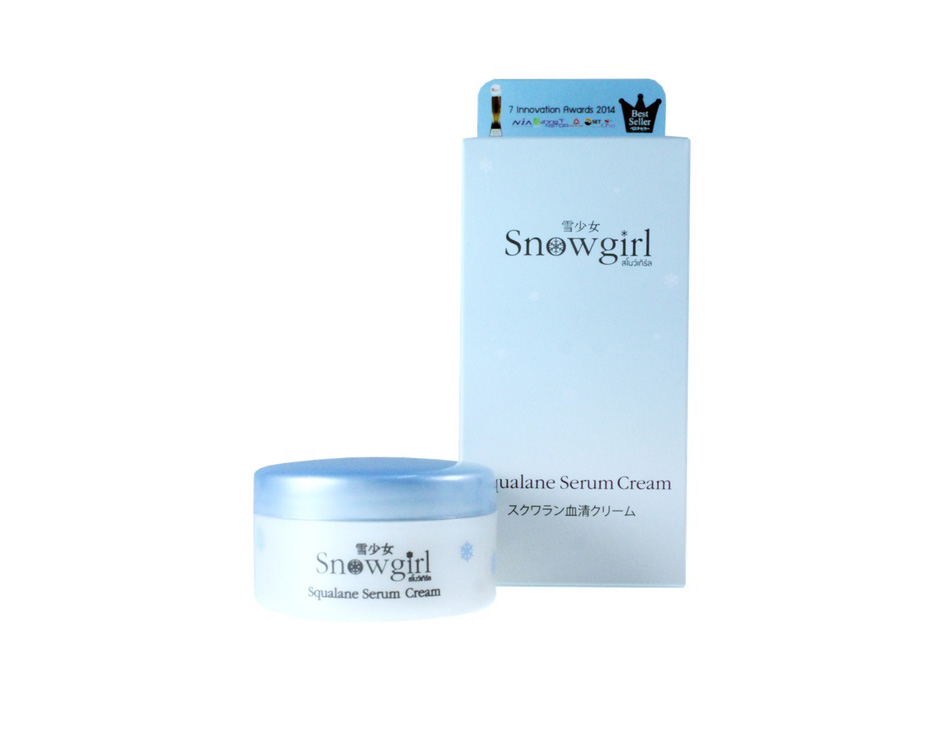 Натуральная крем-сыворотка из Тайланда со скваленом Snowgirl Squalane Serum Cream купить в Москве и Московской области