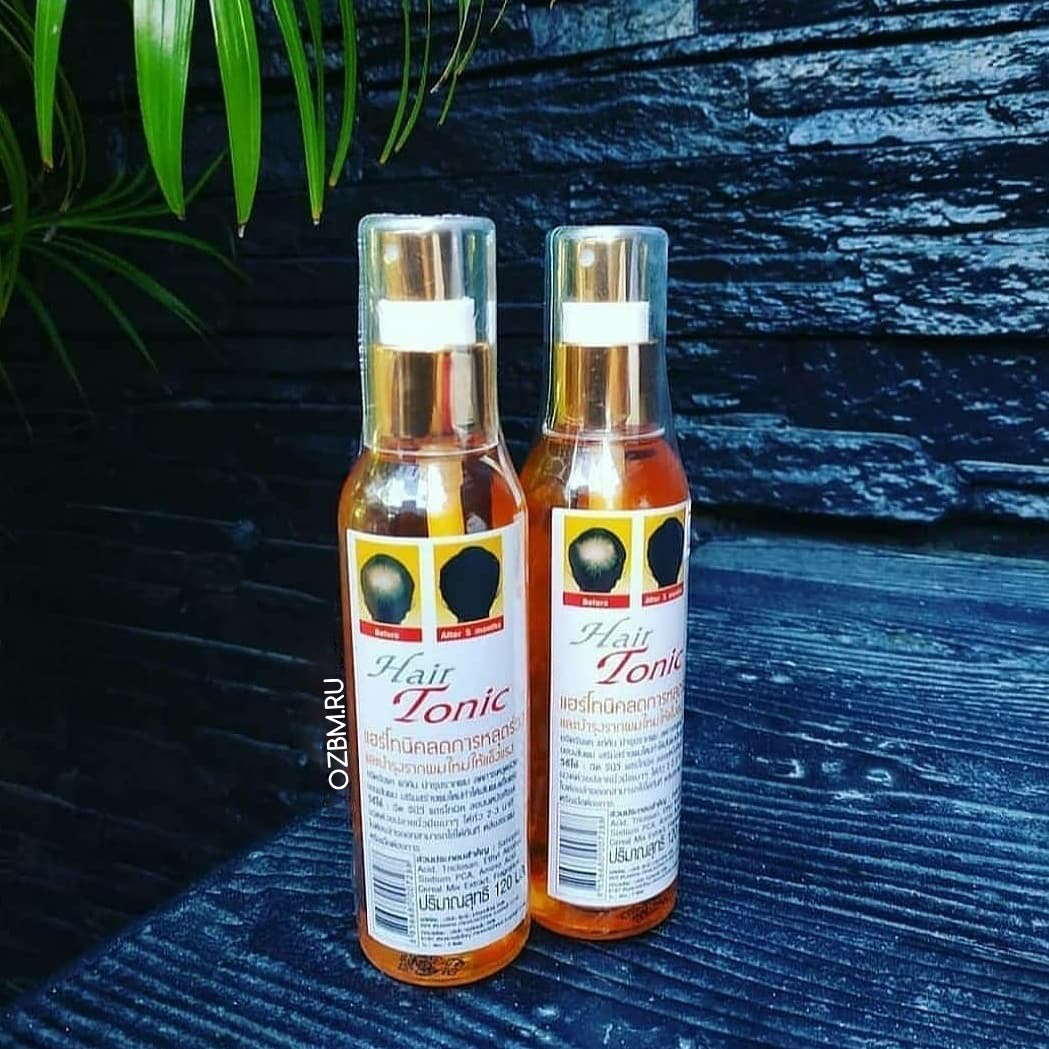 Натуральный тоник для роста волос из ТАИЛАНДА Genive Hair Tonic 120 мл. Таиланд