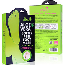 Пилинг Носочки из Тайланда с Алоэ Вера Aloe Vera Softly Peel Foot Mask Moods 2 пары