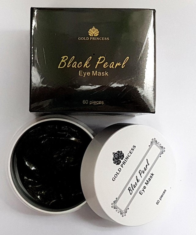 Тайские патчи для глаз с черным жемчугом Black Pearl Eye Mask Gold Princess 60 шт. патчи из тайланда в мск