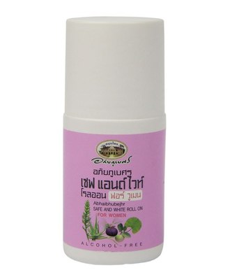 Тайский роликовый дезодорант для женщин ABHAIBHUBEJHR Safe and White Roll on Deodorant For Women