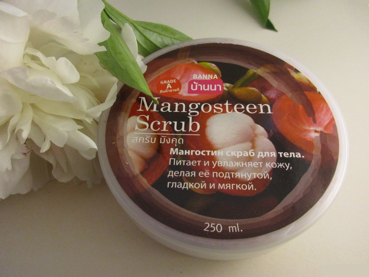 Тайский скраб для тела Мангостин BANNA 250 мл.